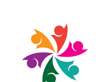 Community logo business template and icon people vector