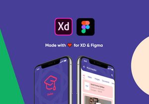 Stellar School App - Student UI Kit for Figma & Adobe XD