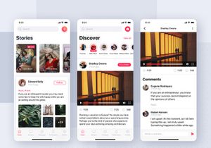 Jazam - Social mobile app UI Kit for SKETCH