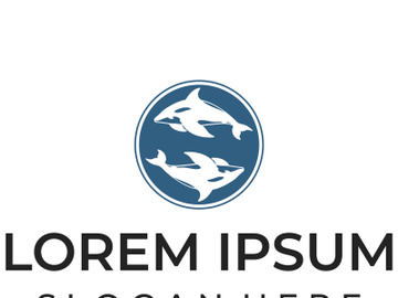 Orca whale logo preview picture