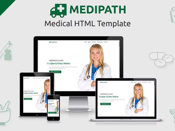 Medical Landing Page HTML Template preview picture