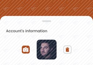 User Profile with 2 options