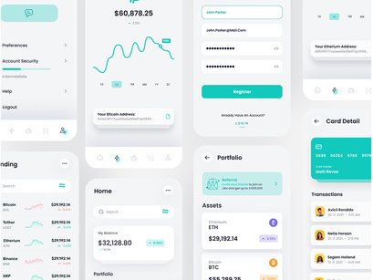 Crypto Wallet And Finance App UI Kit