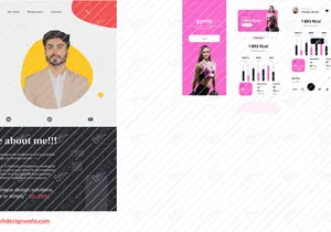 Kit de Interface de App Fitness - Parte 01