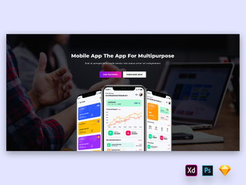 Hero Header for App Presentation Websites-02 preview picture