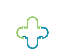 Health medical logo template vector illustration design