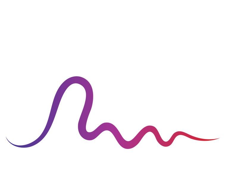 Sound waves vector illustration design template