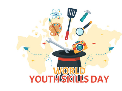 11 World Youth Skills Day Illustration