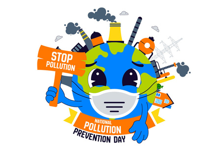 10 National Pollution Prevention Day Illustration