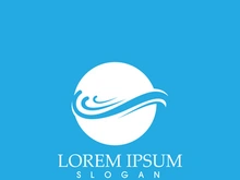 wave icon logo vector image app