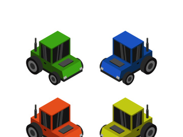 isometric tractor preview picture