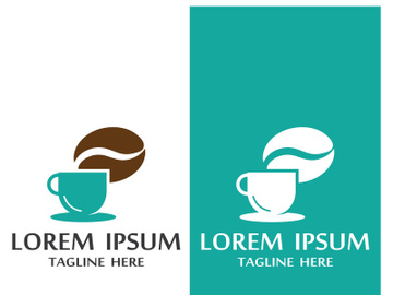 Premium coffee bean logo design. preview picture