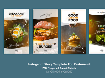 Instagram Story Template For Restorant