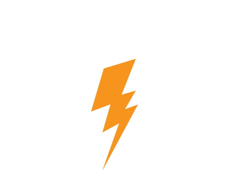 Lightning bolt flash thunderbolt icons vector