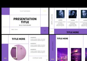 Violet Presentation Template
