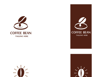 Premium coffee bean logo design. preview picture