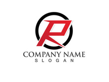 R Logo and symbol vector icon