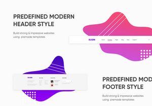 Landing PSD Figma Template "Busin 3"