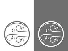Wind icon vector illustration design template
