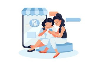 Online Review Illustrations