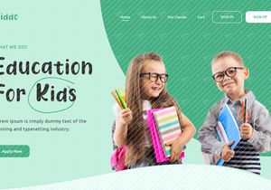 Kiddo Landing Pages UI Kit