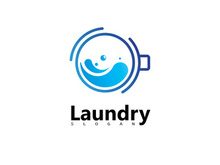 Laundry Washing Machine Logo