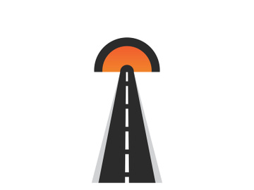 road logo and symbol template vector preview picture