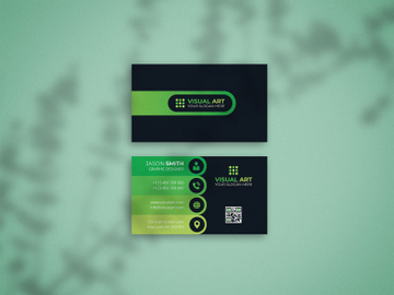 Visual Art Business Card Template preview picture