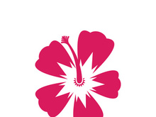 Flower vector icon design template illustration
