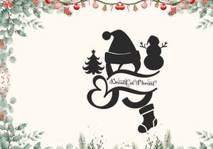 Romantic Christmas Monogram