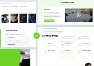 Greatjob - Freelance Landing Page UI Kit