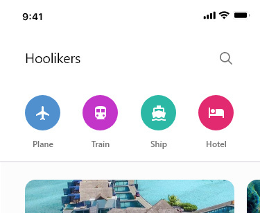 Hoolikers Travel App 