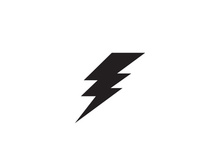 Strom Thunderbolt Template vector icon illustration design