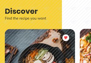 Tastely - Recipe Book Mobile App UI Kit
