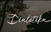 Dialetika | Handwritten Script