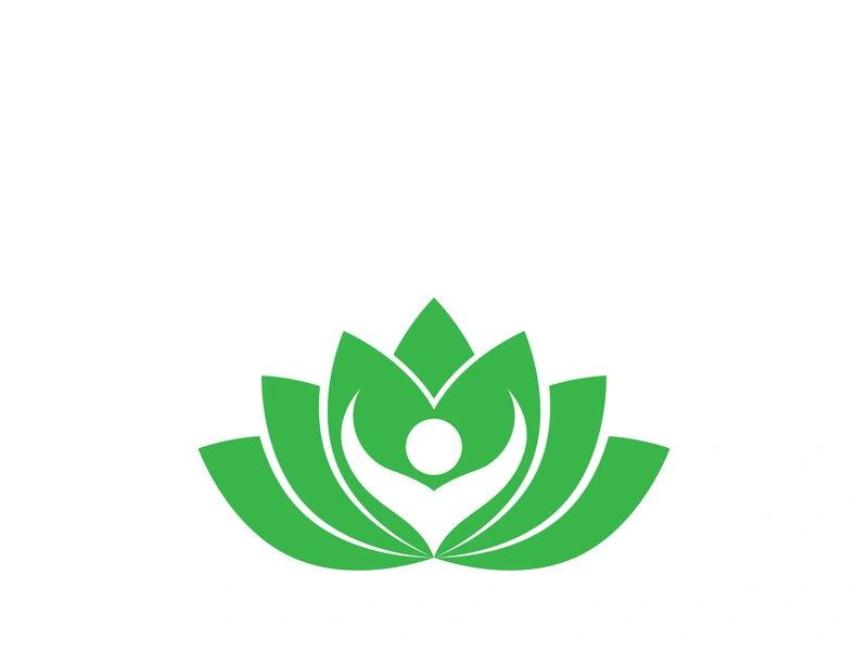 lotus flowers design logo Template icon