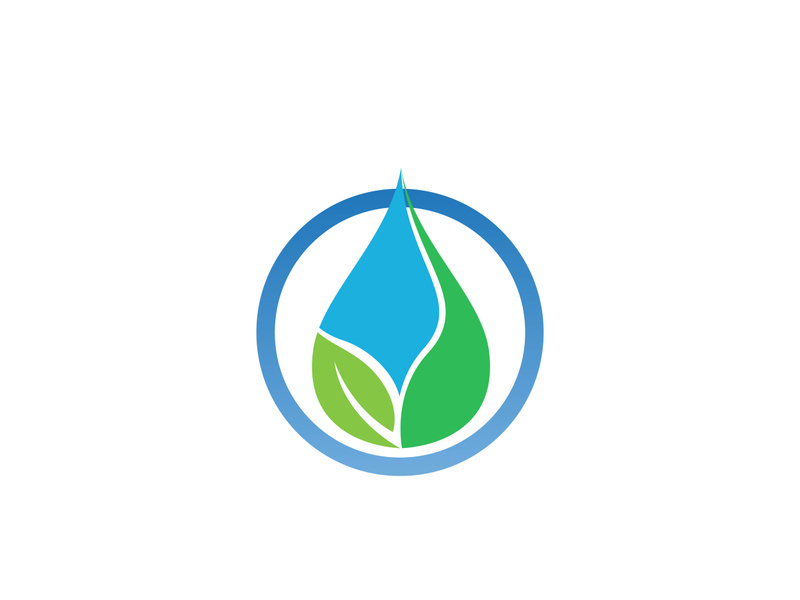 Water drop Logo Template vector
