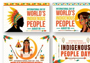 12 World Indigenous People Day Illustration