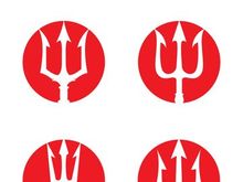 Mystic Trident Emblem Of Power magic trisula