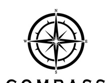 compass icon isolated on background.modern flat compass pictogram,business,marketing,internet concept.trendy simple vector symbol for websitedesign or button to mobile app.logo illustration.