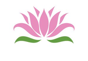 Lotus flower logo vector