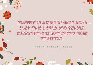 Santa House - Christmas Font