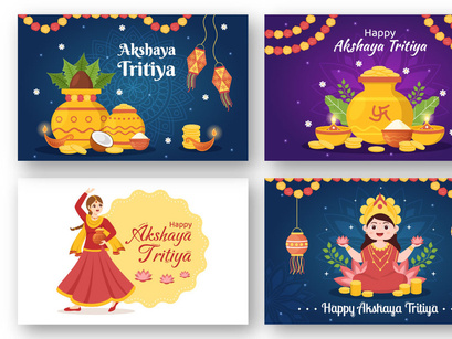 16 Akshaya Tritiya Festival Illustration
