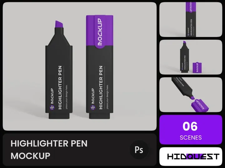 Highlighter Pen Mockup