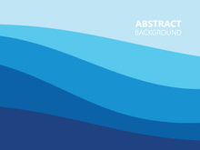 Blue wave water background wallpaper vector