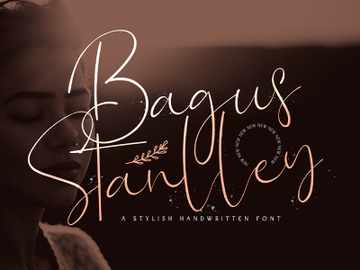 Bagus Stanlley - Stylish Script Font preview picture