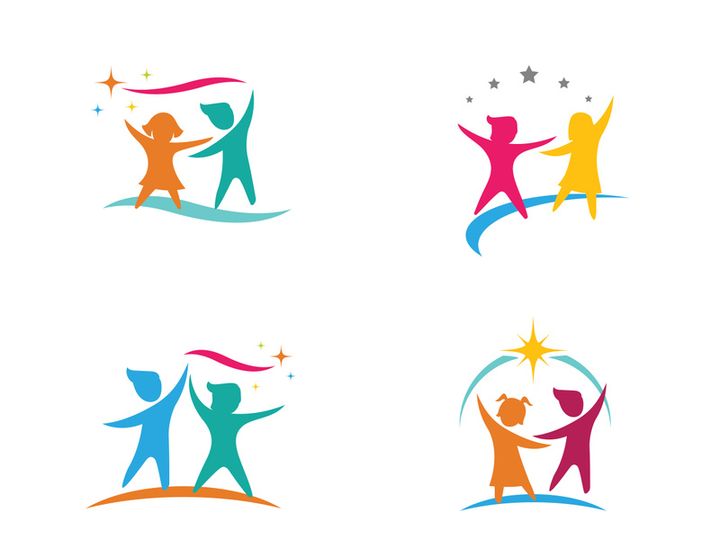 Kids concept illustration design