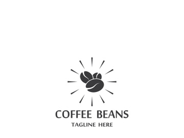 Premium coffee bean logo design. preview picture