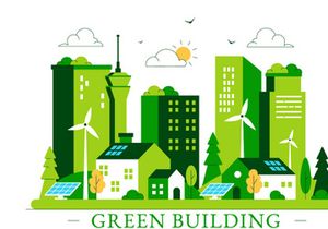 10 Green Building Illustration