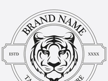 Tiger logo vintage
